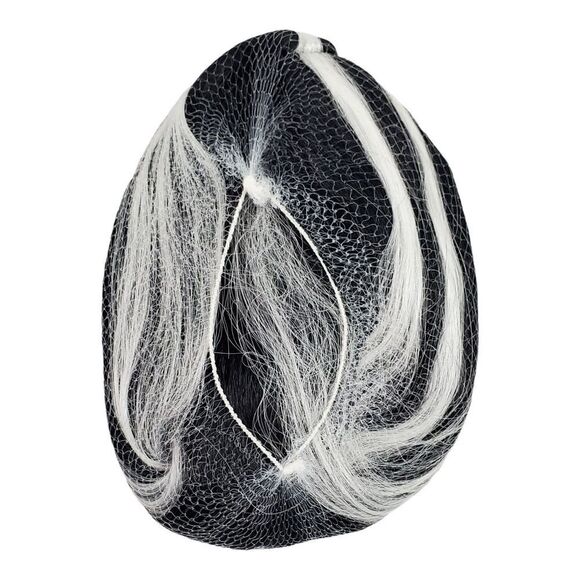 Child Costume Witch Wig Black w/White Streak Halloween Costume Play Party - Picture 4 of 5